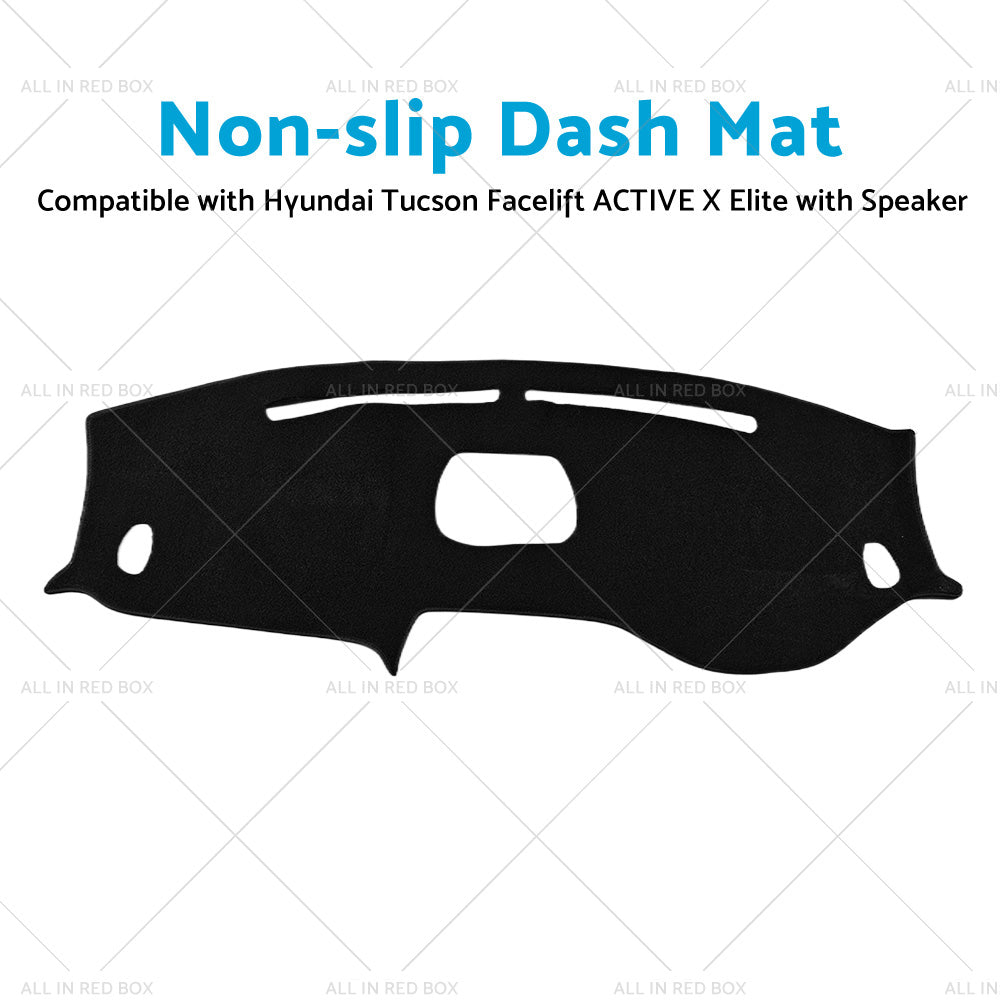 {{ Non-Slip Dash Mat Suitable For Hyundai Tucson TL Active X Elite w Speaker 18-21 }} - Buy Car Parts Online at {{ Kaka Auto Parts }}.