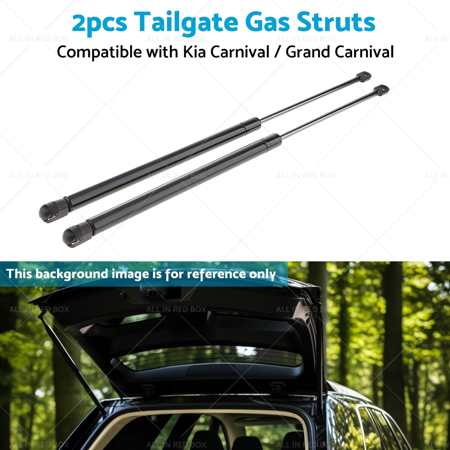{{ 2PC Tailgate Gas Struts Suitable For Kia Carnival and Grand Carnival 06-14 6118 }} - Buy Car Parts Online at {{ Kaka Auto Parts }}.