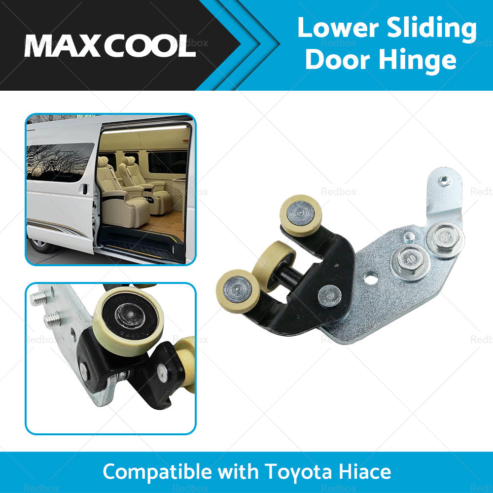 {{ Left Sliding Door Lower Hinge Roller Bracket Suitable For Toyota Hiace Van 05-15 }} - Buy Car Parts Online at {{ Kaka Auto Parts }}.