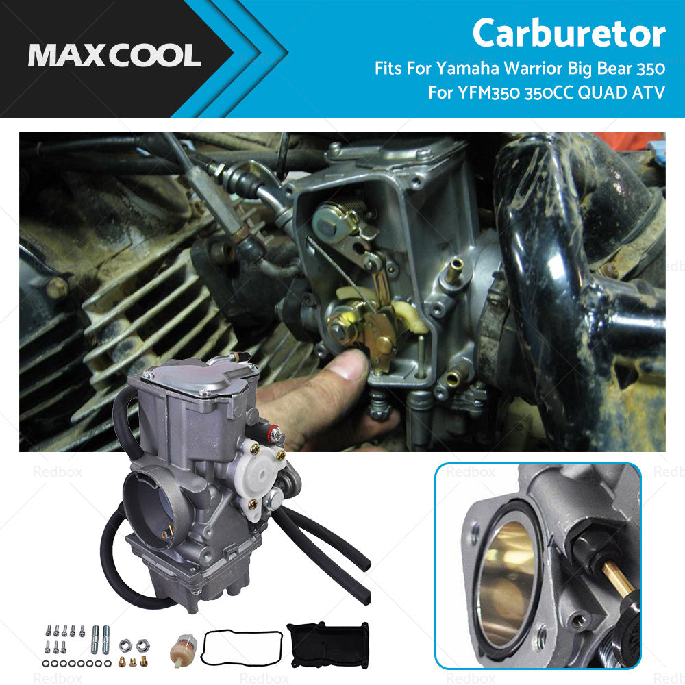 {{ Carburetor Suitable for Yamaha Warrior Big Bear 350 YFM350 350CC 87-04 QUAD ATV }} - Buy Car Parts Online at {{ Kaka Auto Parts }}.