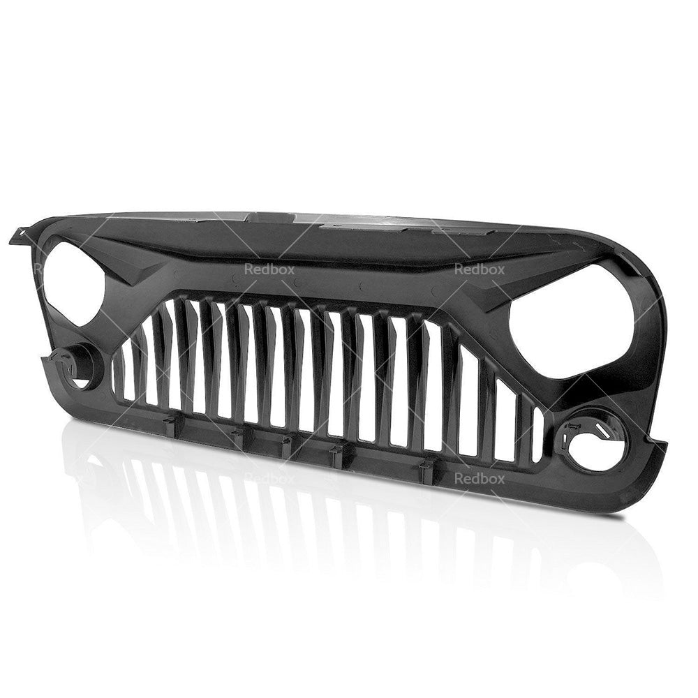 Black Front Gladiator Grille Vander Grill For Jeep Wrangler JK Unlimited 2007-18