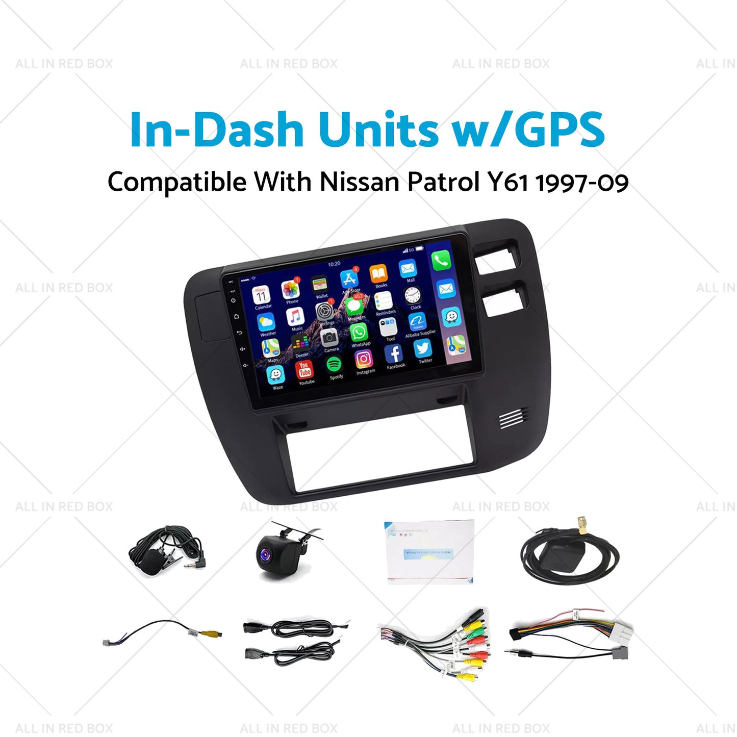 {{ 9in Multimedia Head Unit Suitable For Nissan Patrol 1997-2009 Right-Hand Drive }} - Buy Car Parts Online at {{ Kaka Auto Parts }}.