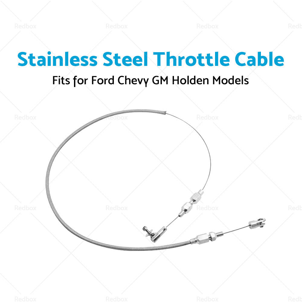 36 inch Braided Stainless Steel Throttle Cable Fits for Ford Chevy GM Holden Models