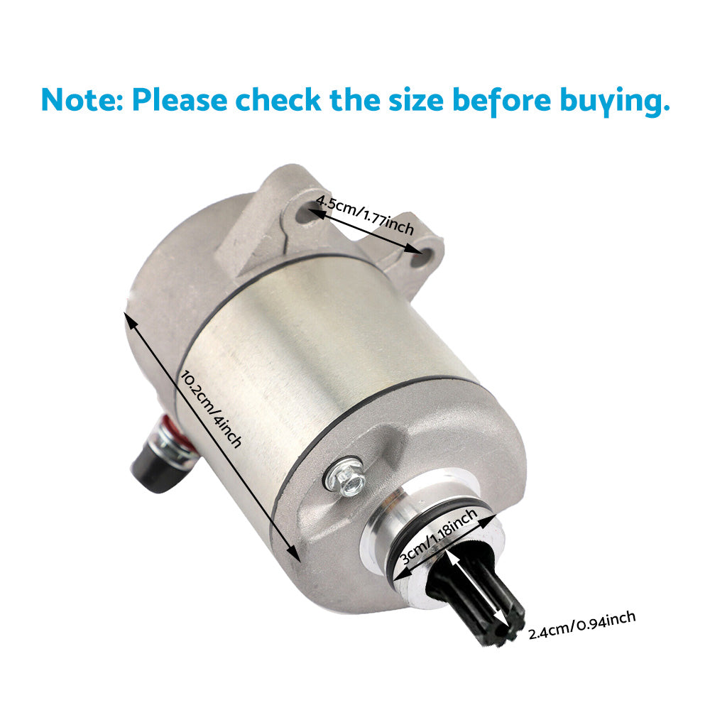 {{ 9 Tooth Electric Starter Motor Fit For Honda TRX350 TE or FE TM or FM Fourtrax Rancher }} - Buy Car Parts Online at {{ Kaka Auto Parts }}.