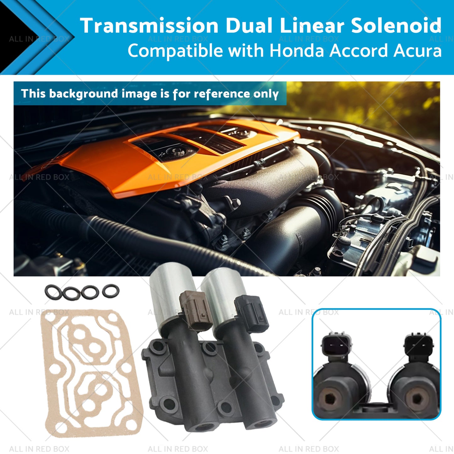 {{ 28260-PRP-014 Transmission Dual Linear Solenoid Suitable for Honda Accord Acura }} - Buy Car Parts Online at {{ Kaka Auto Parts }}.