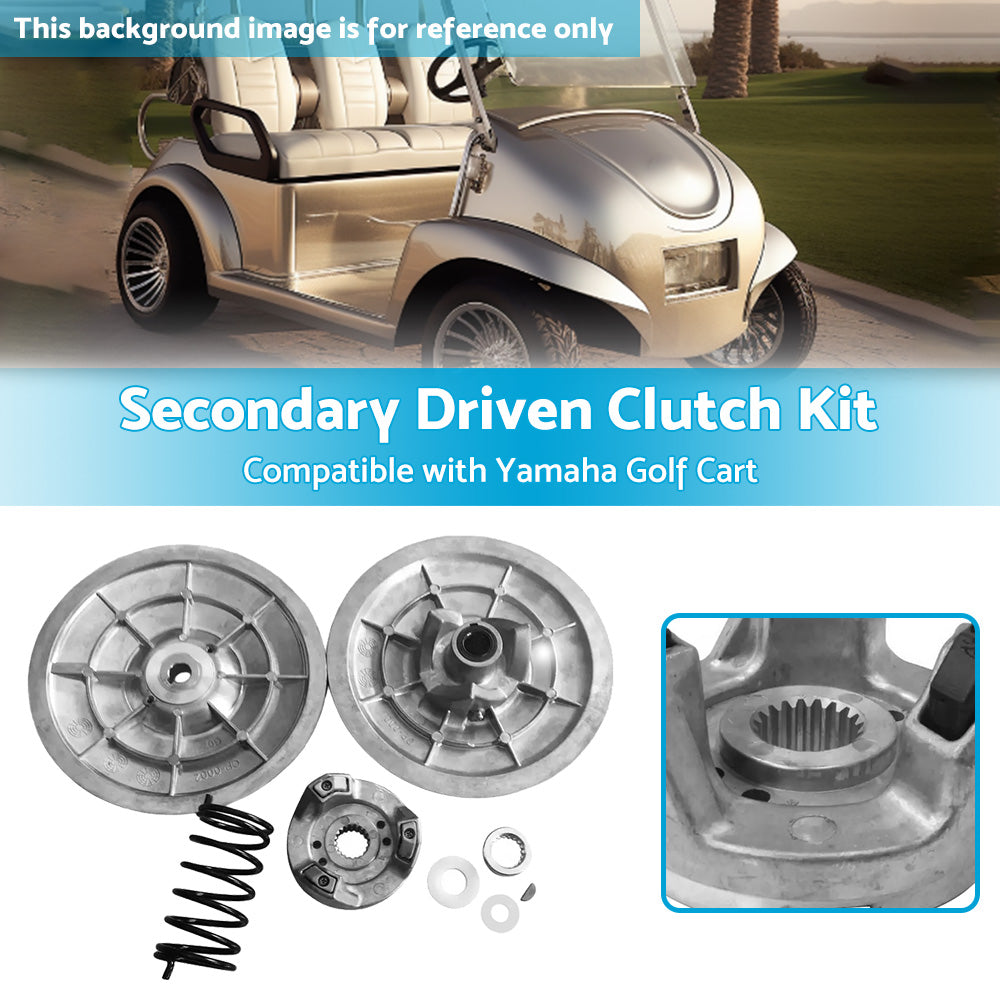 {{ Secondary Driven Clutch for Yamaha Golf Cart 4 Cycle G2 G9 G14 G16 G20 G22 85-07 }} - Buy Car Parts Online at {{ Kaka Auto Parts }}.