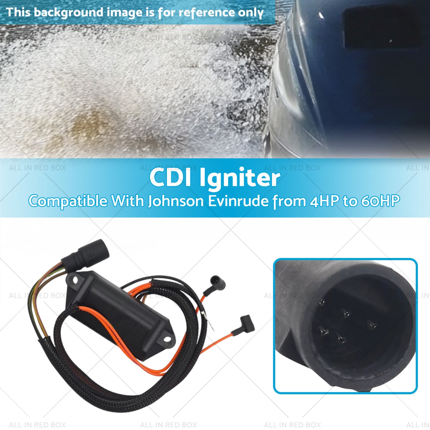 {{ Ignition Module Suitable For Johnson Evinrude 4HP 5HP 6HP 1986-2005 }} - Buy Car Parts Online at {{ Kaka Auto Parts }}.