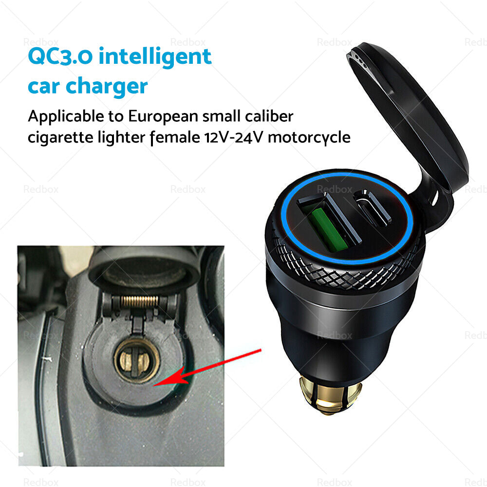 {{ Dual USB Charger Hella DIN Type C Plug Socket Suitable For BMW Ducati Motorcycle }} - Buy Car Parts Online at {{ Kaka Auto Parts }}.