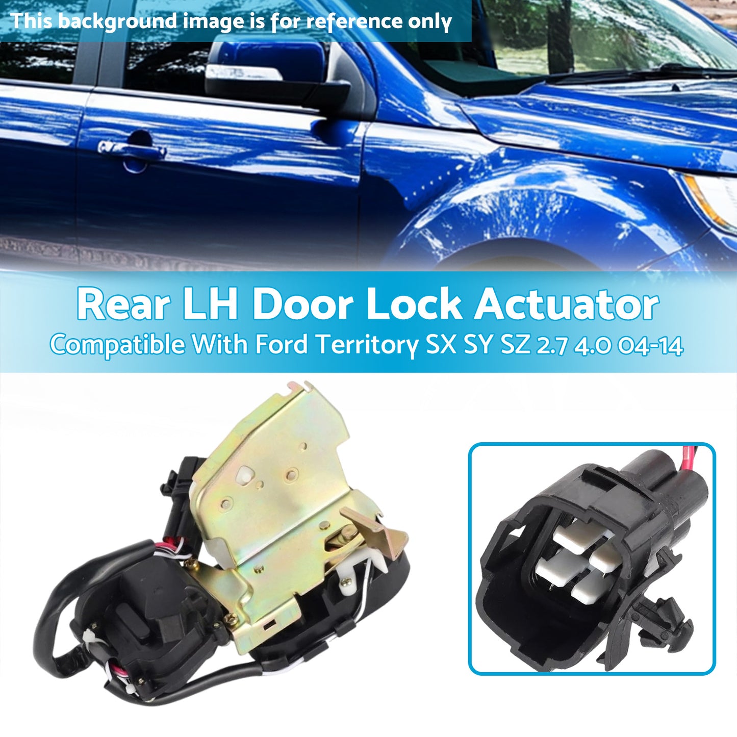 {{ Door Lock Actuator Rear Left Suitable For Ford Territory SX SY SZ 2.7 4.0L 04-14 }} - Buy Car Parts Online at {{ Kaka Auto Parts }}.