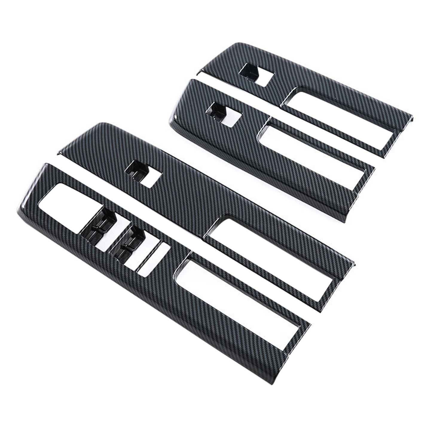 {{ 4x Window Lift Panel Cover Trim Suitable For Mitsubishi L200 Triton 23-25 Carbon }} - Buy Car Parts Online at {{ Kaka Auto Parts }}.