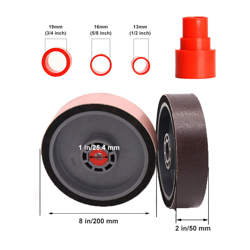 SOFT DIAMOND RESIN WHEELS 8 x 2 inch best quality Lapidary diamond tool SALE
