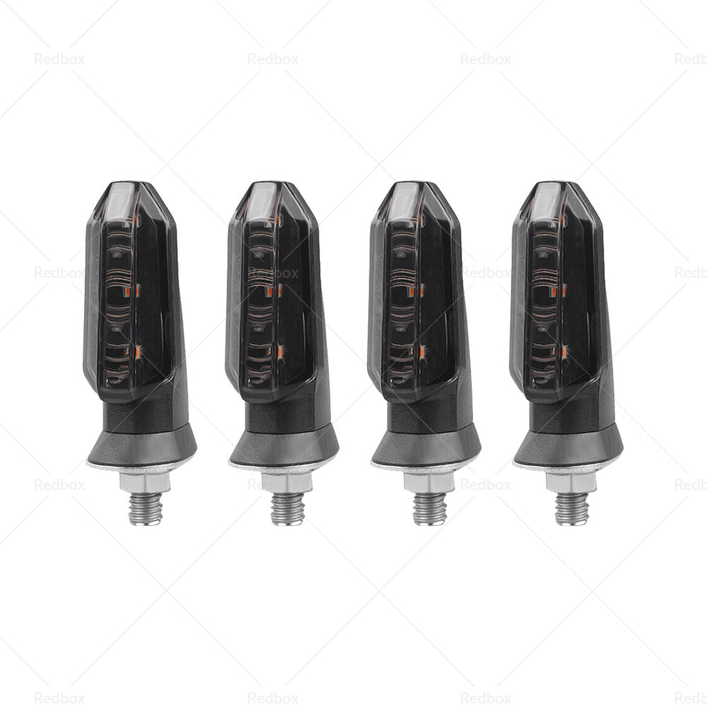 {{ 4 x Motorcycle Indicators Bike LED Turn Signal Light Blinkers Amber Universal AU }} - Buy Car Parts Online at {{ Kaka Auto Parts }}.