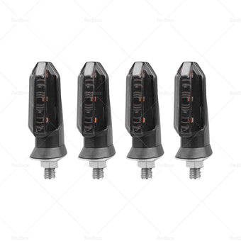 compare product 4x Motorcycle LED Turn Signal Indicators Suitable For Bikes – Amber, Universal Fitment