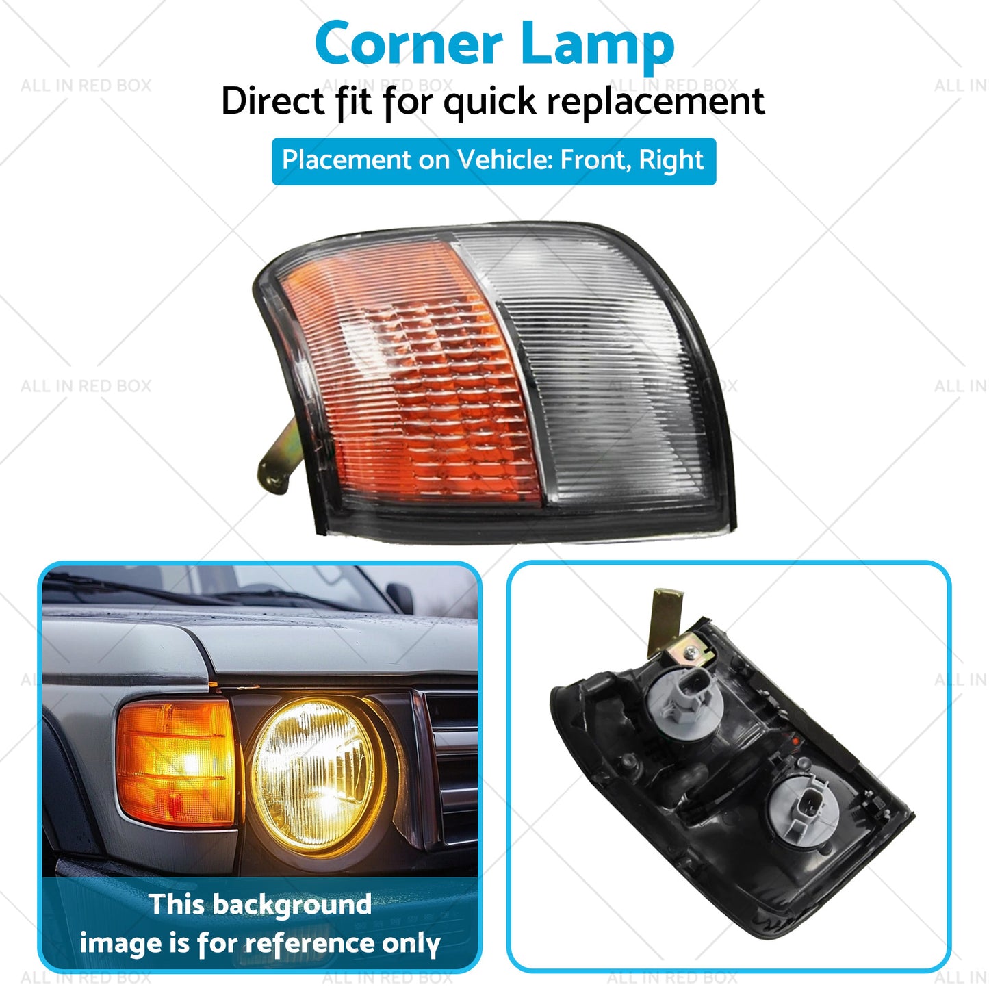 {{ RH Driver Side Corner Signal Light Suitable For Mitsubishi Pajero Montero 93-96 }} - Buy Car Parts Online at {{ Kaka Auto Parts }}.