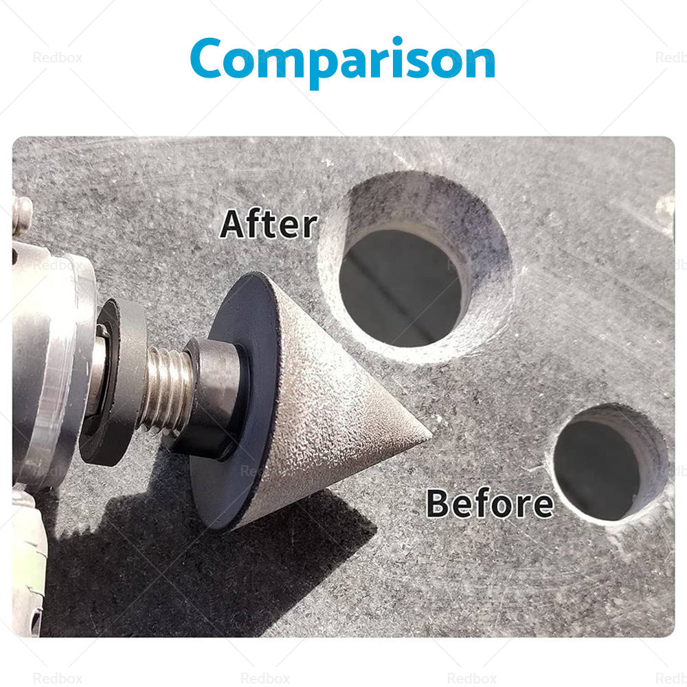 60¡ã 1 Pcs 35mm Diamond Chamfer Finger Bit Ceramic Tile Milling Cone Bit Cut