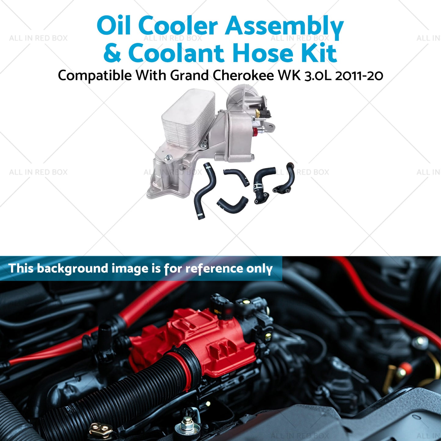 Complete Oil Cooler Assembly Suitable For Jeep WK2 3.0L EcoDiesel 68269916AB