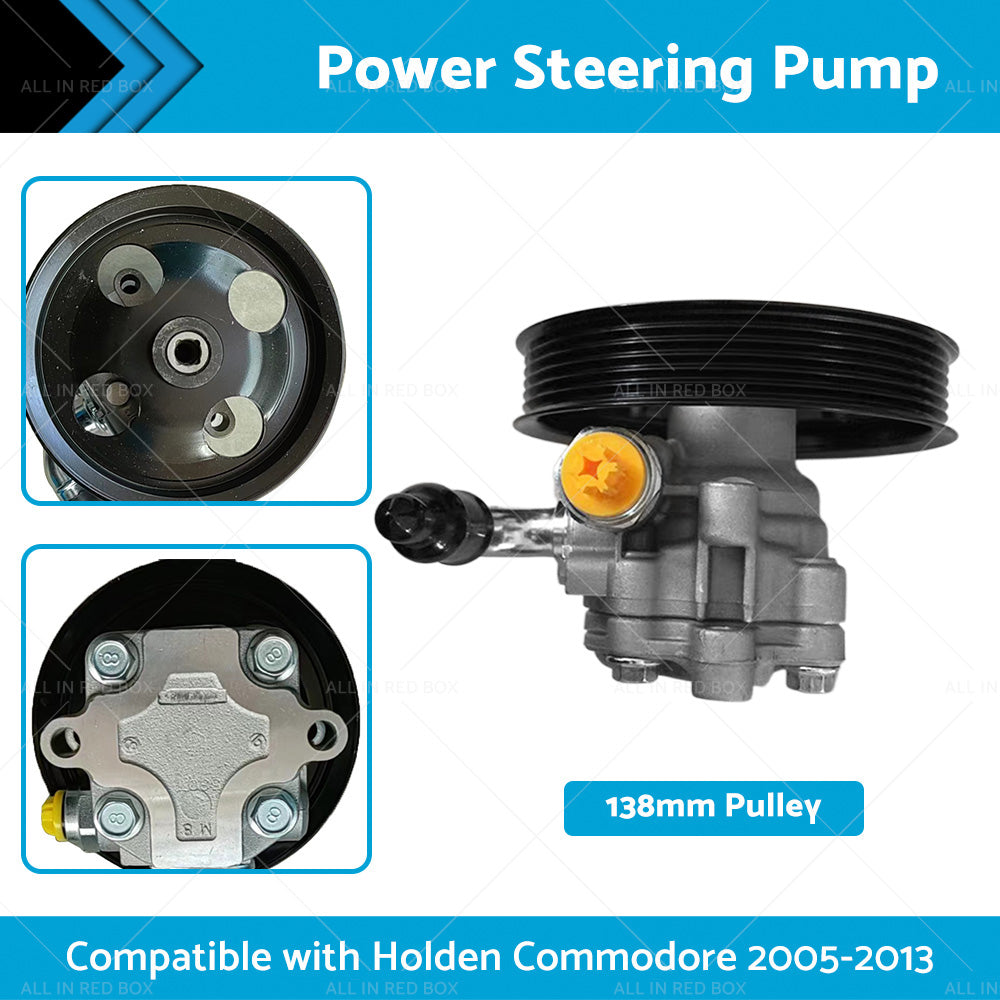 Power Steering Pump and Pulley For Holden Commodore 6. 0L V8 VE VZ L98 2005-2013