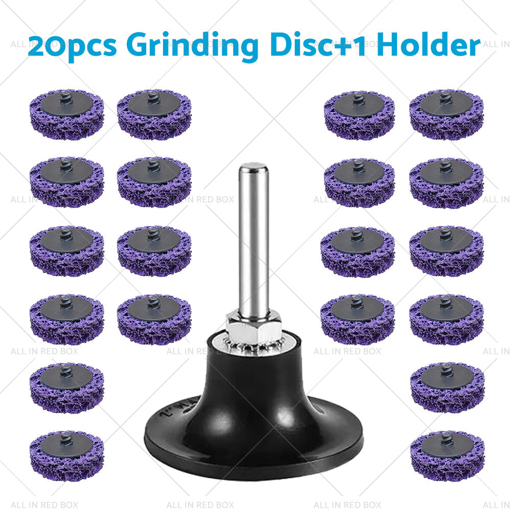 10/20/30PCS 50mm Poly Strip Disc Wheel Paint Rust Removal For Angle Grinder