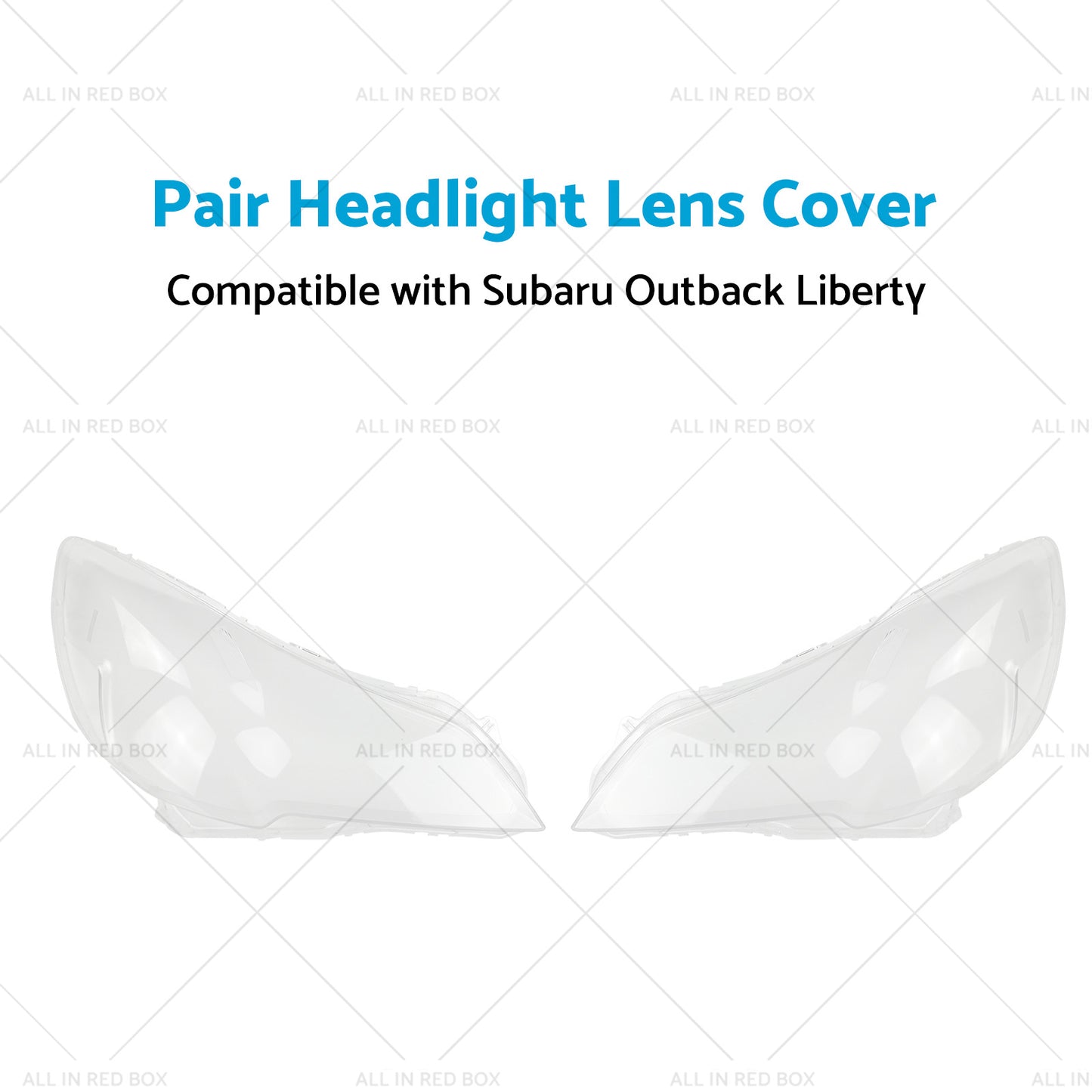 {{ 2x Headlight Lens Cover Replacement Suitable for Subaru Outback Liberty 10-14 }} - Buy Car Parts Online at {{ Kaka Auto Parts }}.