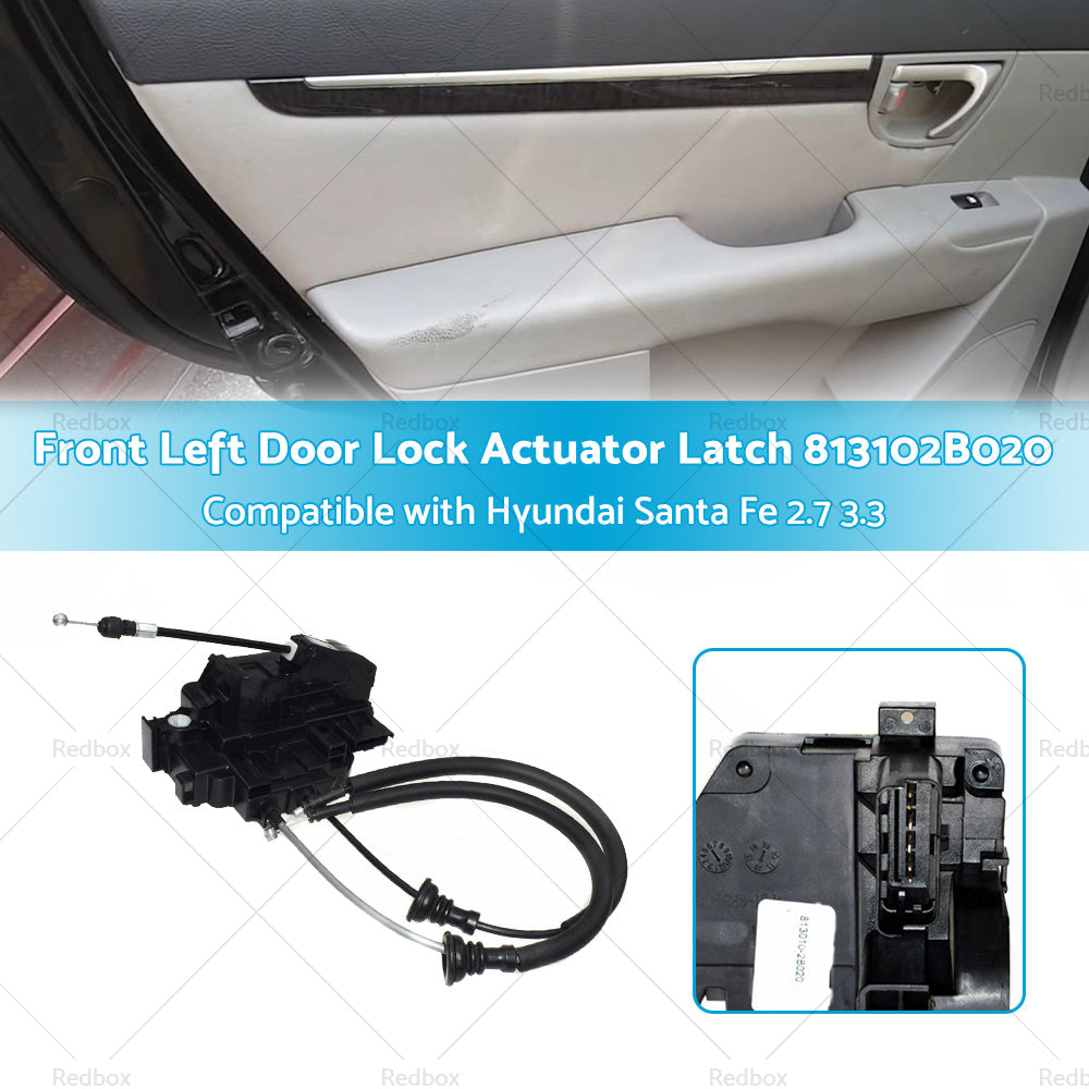{{ Front Left Door Lock Actuator Latch Fits For Hyundai Santa Fe 2.7 3.3 05-12 }} - Buy Car Parts Online at {{ Kaka Auto Parts }}.
