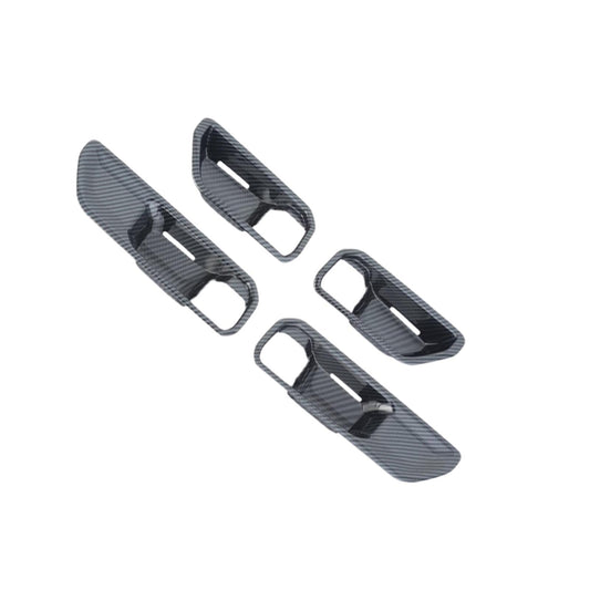 Carbon Inner Door Handle Bowl Cover Trim Suitable For Toyota Prado LC250 2024-2025