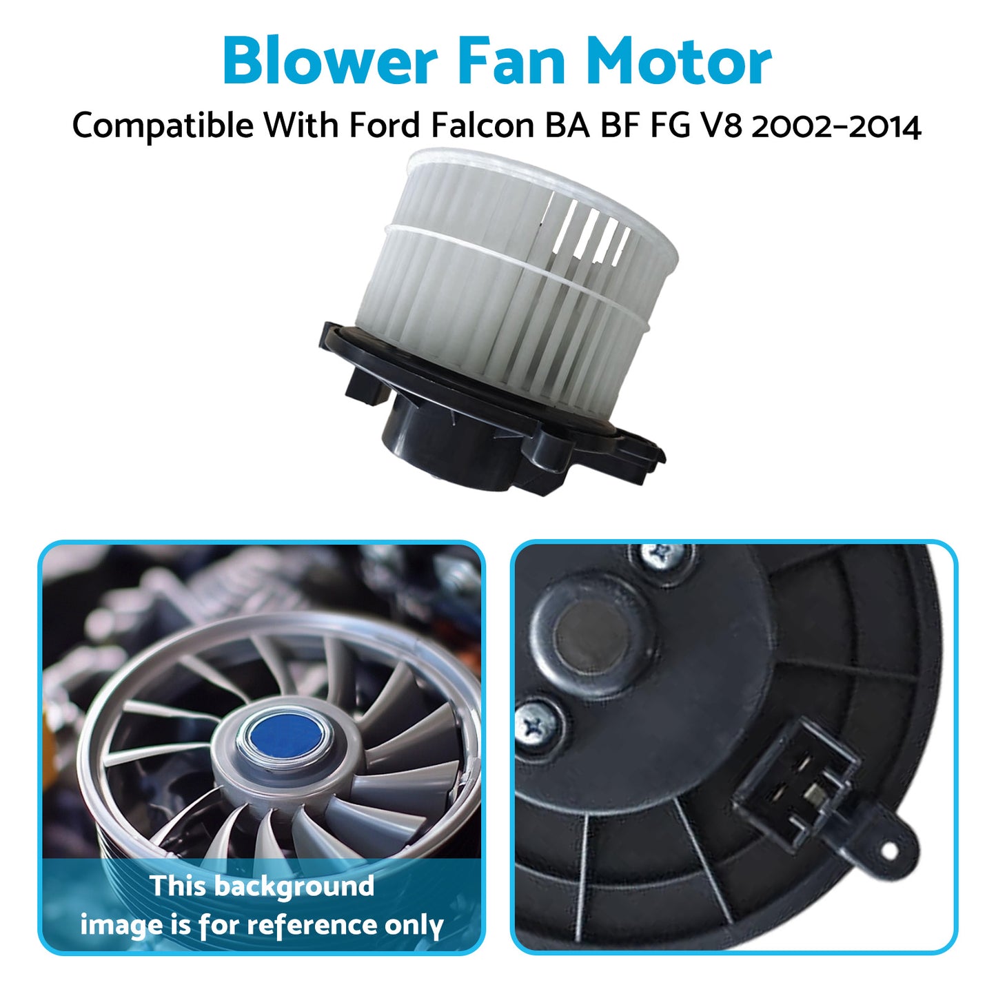 {{ HVAC Blower Fan Motor Dashboard Suitable For Ford Falcon BA BF FG 6Cyl V8 02-14 }} - Buy Car Parts Online at {{ Kaka Auto Parts }}.