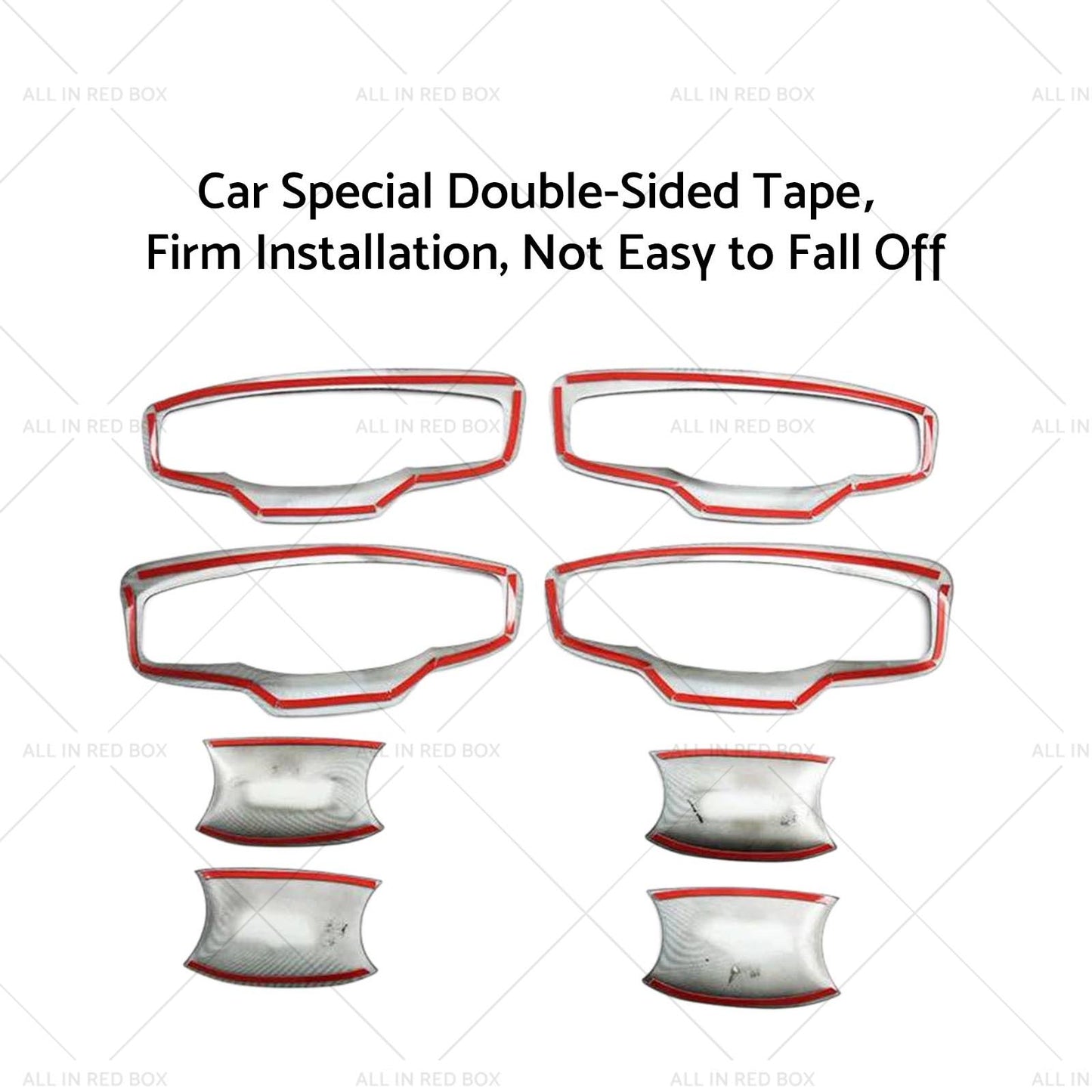 Door Handle Bowl Cover Trim Gloss Black Suitable For Mitsubishi Triton MV 2024+