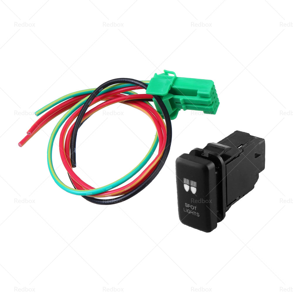 {{ Suitable for Landcruiser Prado Hilux 4Runner SPOT LIGHTS BLUE LED Push Switch }} - Buy Car Parts Online at {{ Kaka Auto Parts }}.