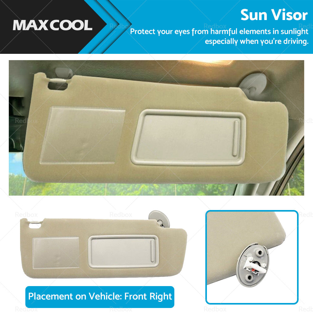 {{ RH Sun Visor Suitable For Toyota Prado TRJ120 RZJ120 LJ120 KZJ120 KDJ120 GRJ120 }} - Buy Car Parts Online at {{ Kaka Auto Parts }}.
