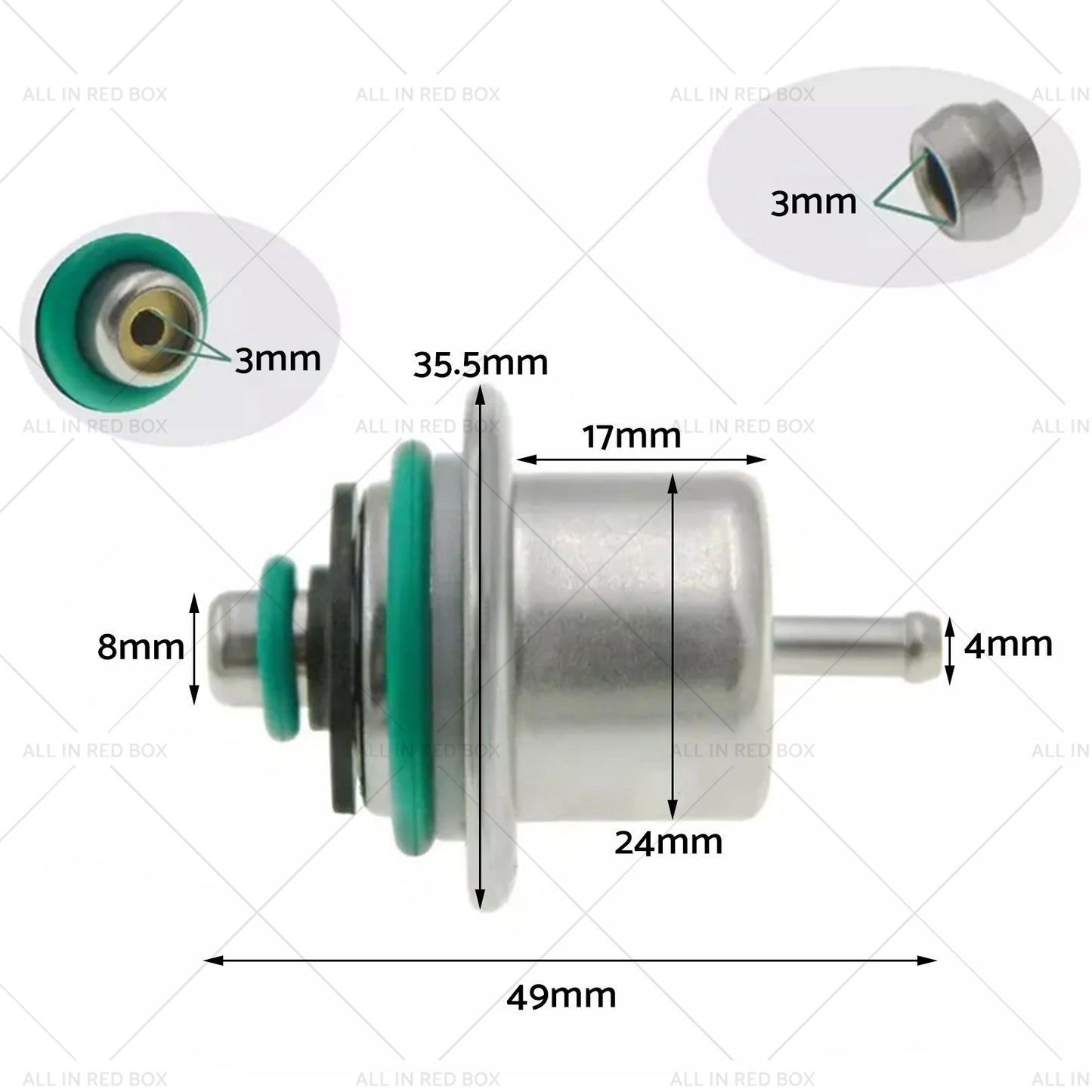 {{ Fuel Injection Pressure Regulator Suitable for 219765 Silverado 1500 5. 3L 02-05 }} - Buy Car Parts Online at {{ Kaka Auto Parts }}.