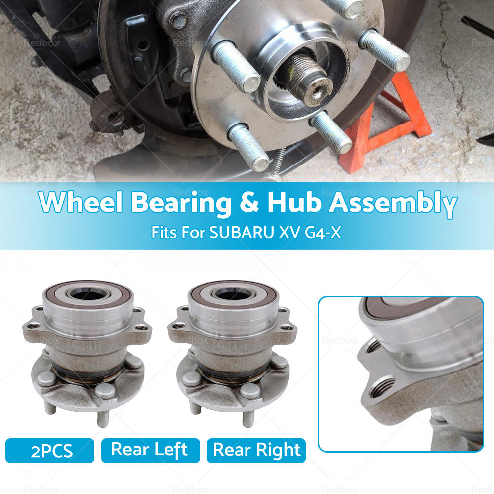 2 X Rear Wheel Bearing and Hub Assembly Fits For SUBARU XV G4-X 2012 - 2017 LHRH