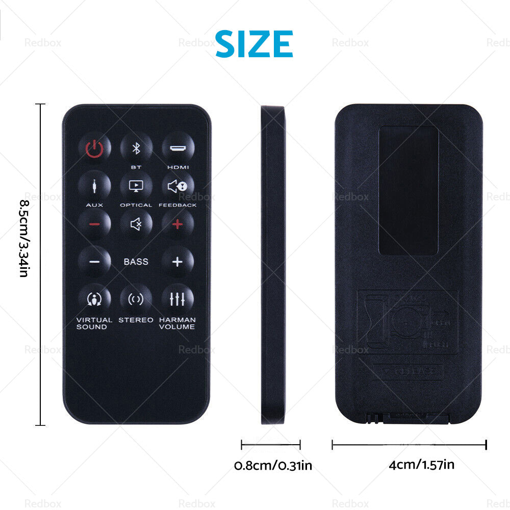 Remote Control Suitable For JBL Home Cinema SB250 SB350 2. 1 AUDIO SPEAKER SYSTEM