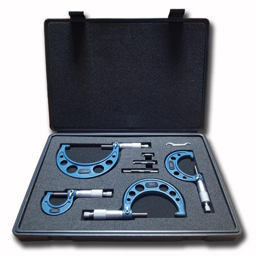 {{ 4pcs 0-100mm Outside Micrometer Machinist Tool Set Carbide 0. 01mm }} - Buy Car Parts Online at {{ Kaka Auto Parts }}.
