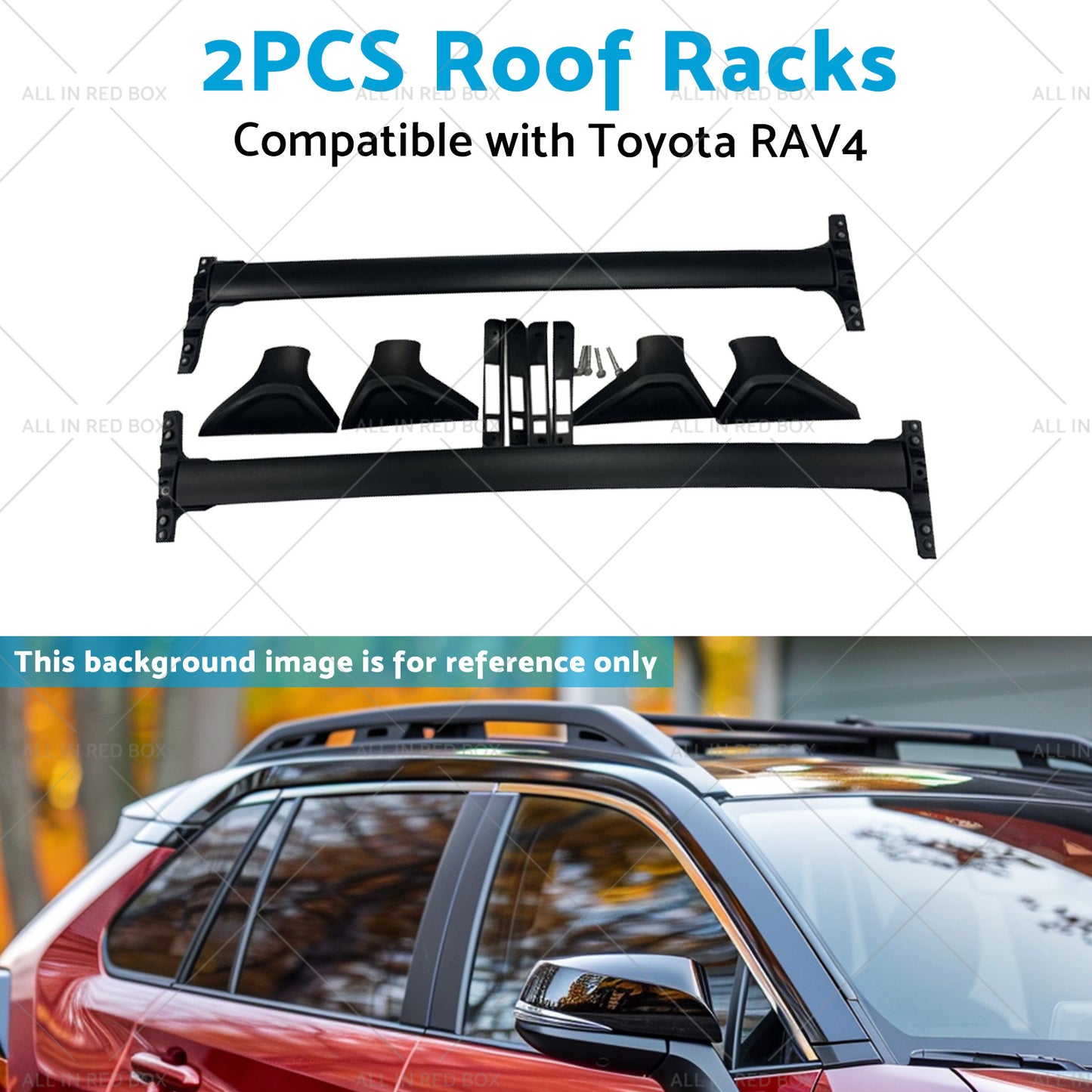 {{ 2PCS Roof Racks or Roof Cross Bars Suitable for Toyota RAV4 2019-2023 }} - Buy Car Parts Online at {{ Kaka Auto Parts }}.