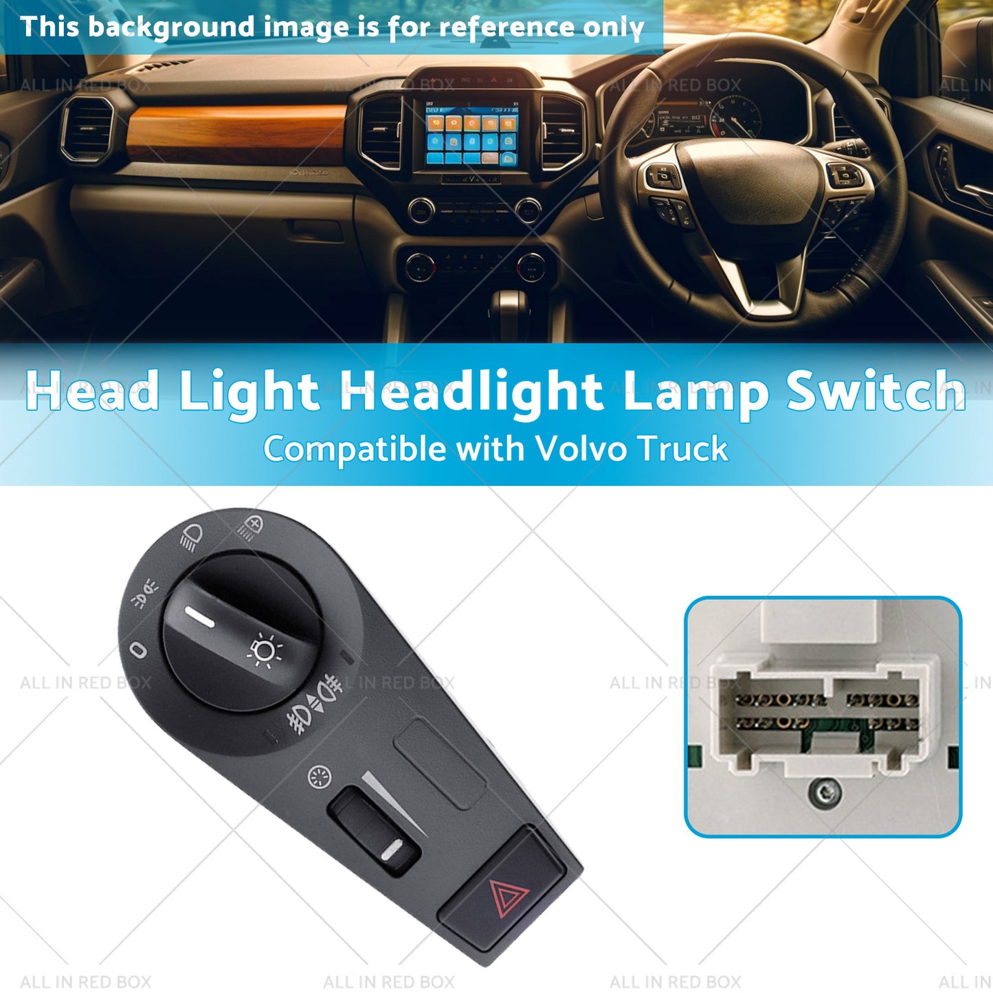 {{ Head Light Headlight Lamp Switch Suitable for Front Volvo Truck FH12 FM VNL }} - Buy Car Parts Online at {{ Kaka Auto Parts }}.
