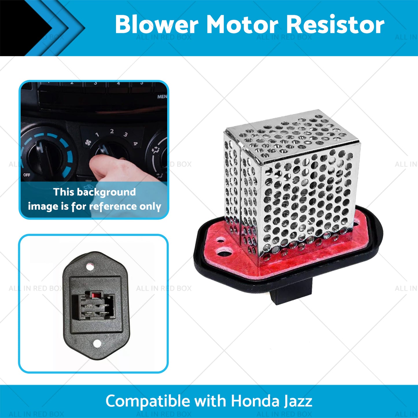 {{ Blower Motor Regulator Resistor Heater Transistor Suitable for Honda Jazz 09-12 }} - Buy Car Parts Online at {{ Kaka Auto Parts }}.