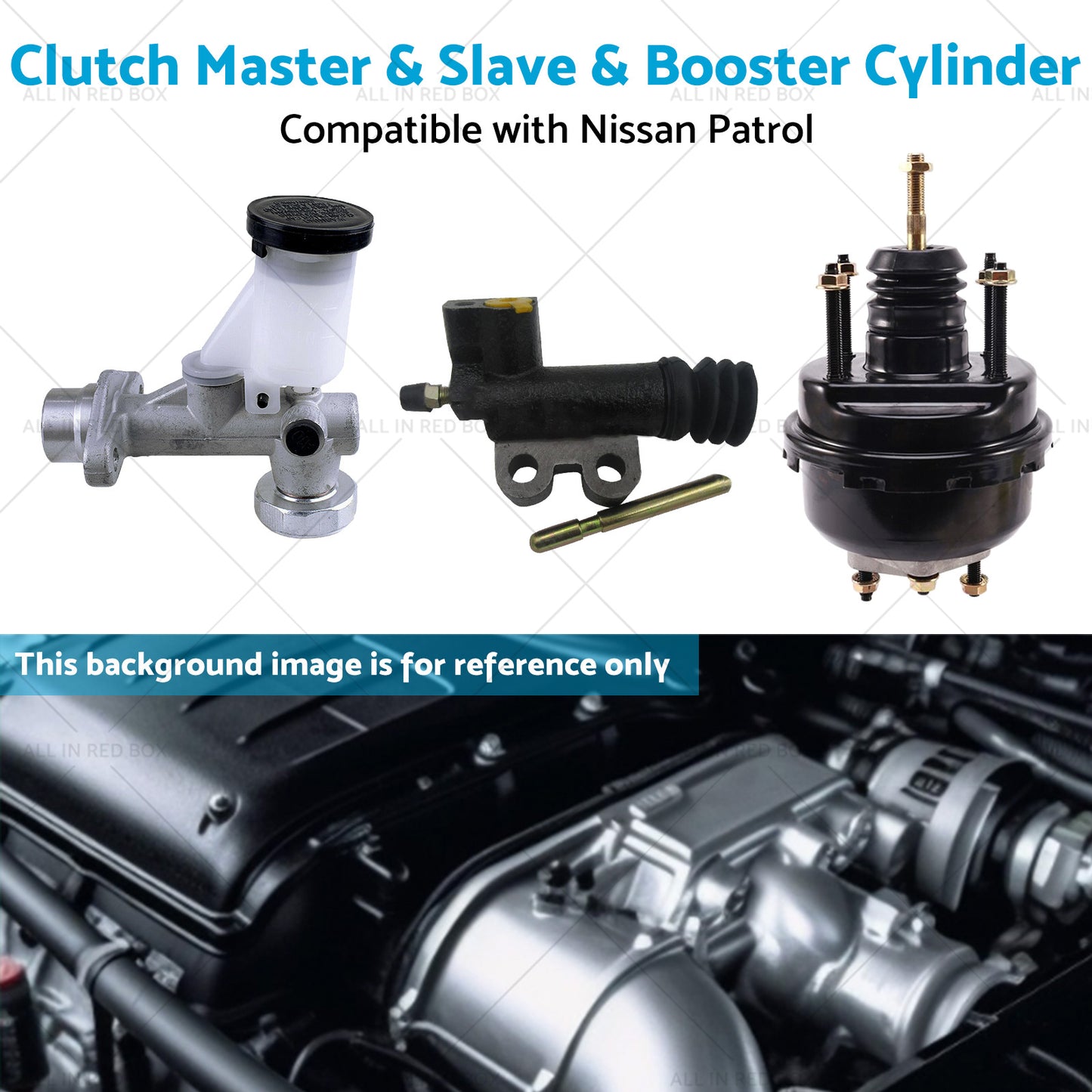 {{ Clutch Slave and Master and Booster Cylinder Suitable for Nissan Patrol GU Y61 }} - Buy Car Parts Online at {{ Kaka Auto Parts }}.