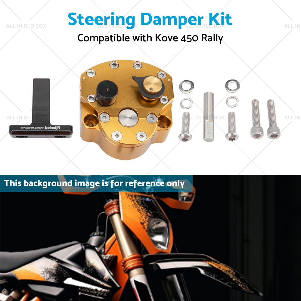 {{ Adjustable Steering Damper Stabilizer Safety Kit Suitable for Kove 450 Rally }} - Buy Car Parts Online at {{ Kaka Auto Parts }}.