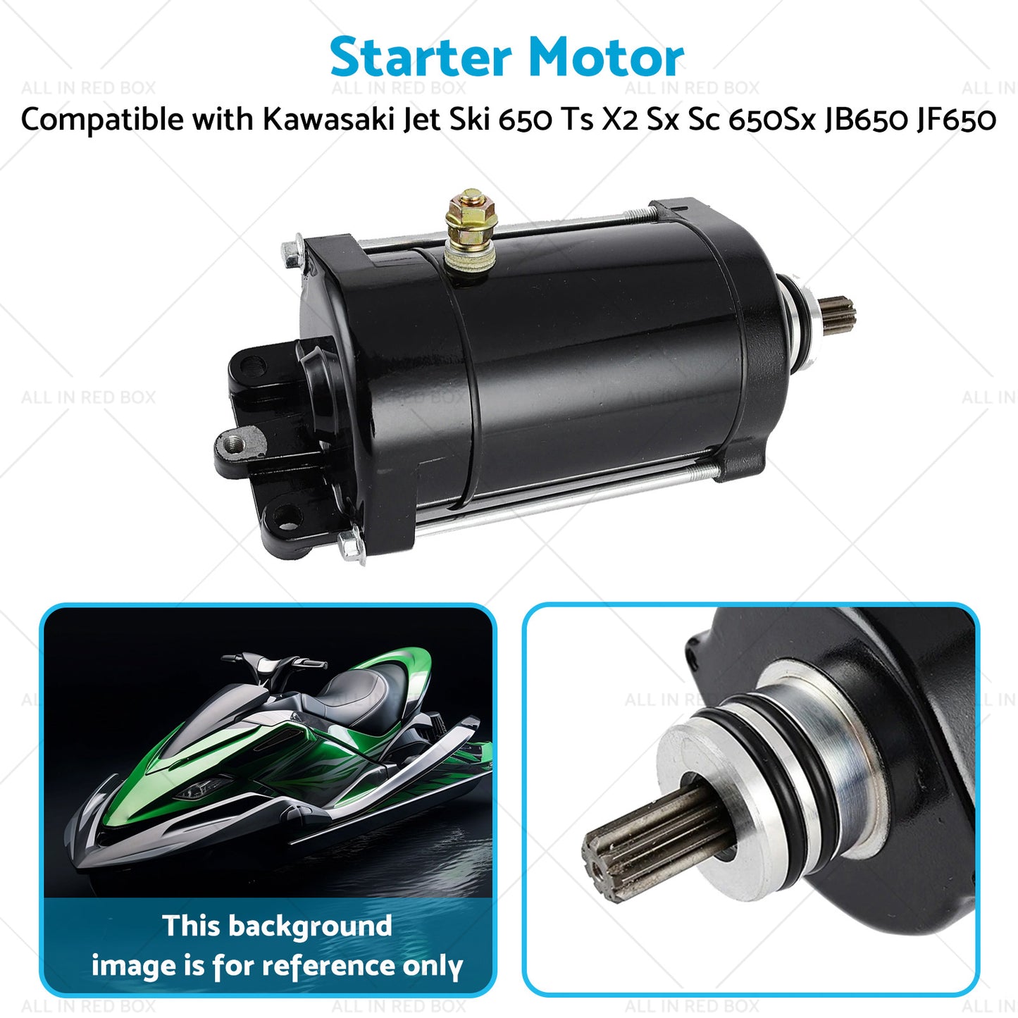 {{ Starter Motor Suitable for Kawasaki Jet Ski 650 Ts X2 Sx Sc 650Sx JB650 JF650 Starter Motor Suitable for Kawasaki Jet Ski JS750 JT900 Sea-Doo GSX LTD XP DI Starter Motor Suitable for Kawasaki Jet Ski JF650 JT1100 Sea Doo GTX GSX XP RX }} - Buy Car Parts Online at {{ Kaka Auto Parts }}.