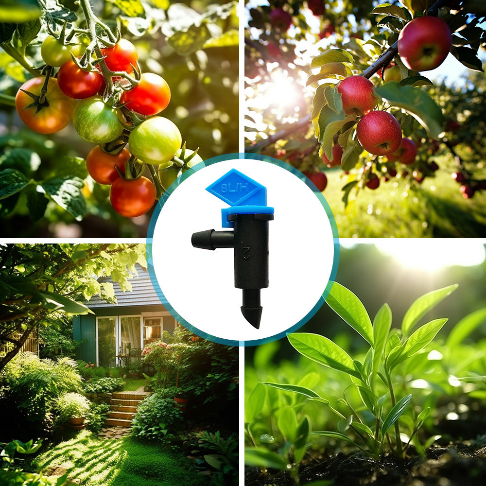 {{ 100PCS Drip Flag Emitter Flag Dripper for Garden Drip Irrigation Dropper 8L H }} - Buy Car Parts Online at {{ Kaka Auto Parts }}.