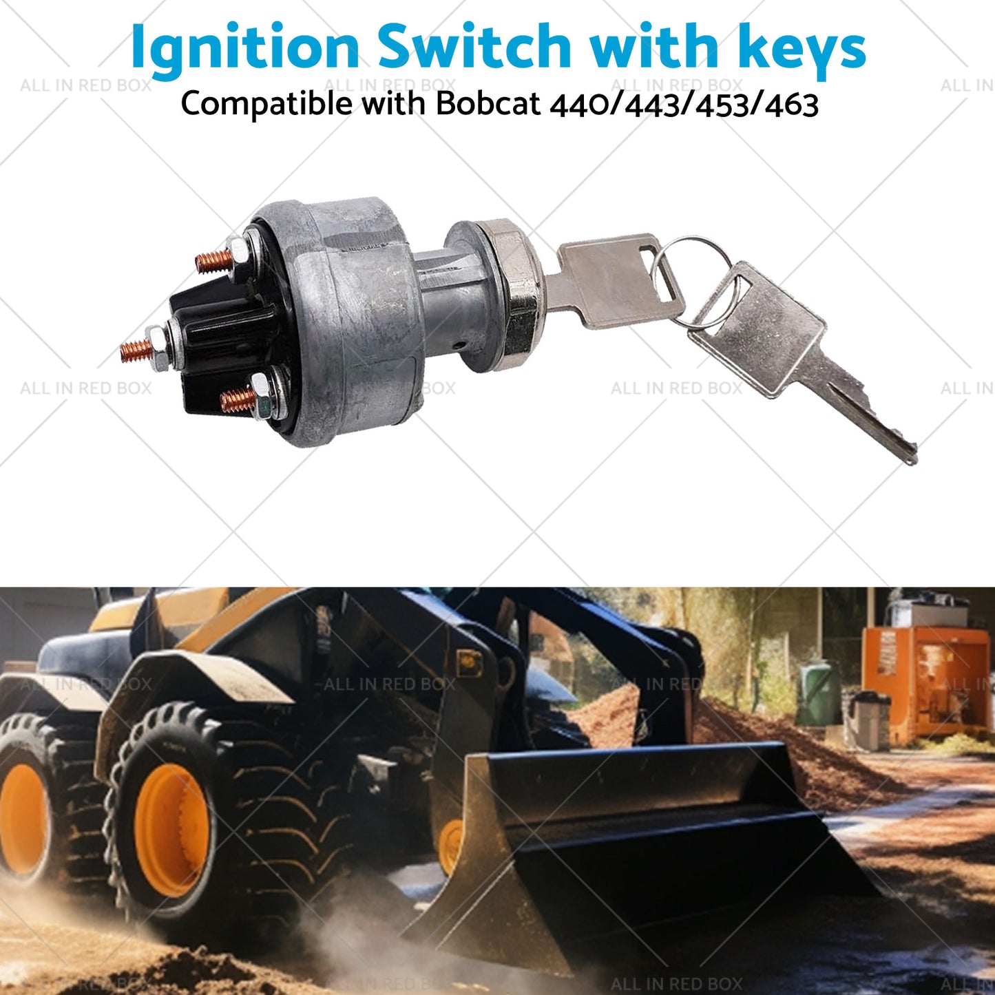 {{ Ignition Switch With Key SuitableFor Bobcat Loaders 440 530 632 730 741 6665606 }} - Buy Car Parts Online at {{ Kaka Auto Parts }}.