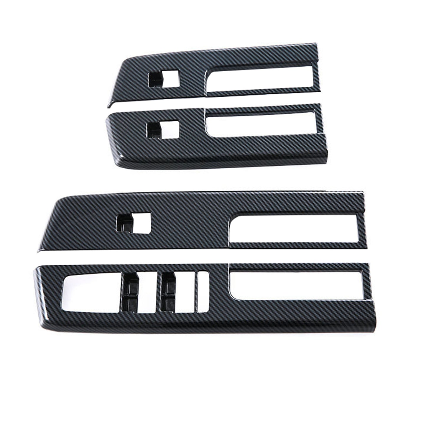 {{ 4x Window Lift Panel Cover Trim Suitable For Mitsubishi L200 Triton 23-25 Carbon }} - Buy Car Parts Online at {{ Kaka Auto Parts }}.