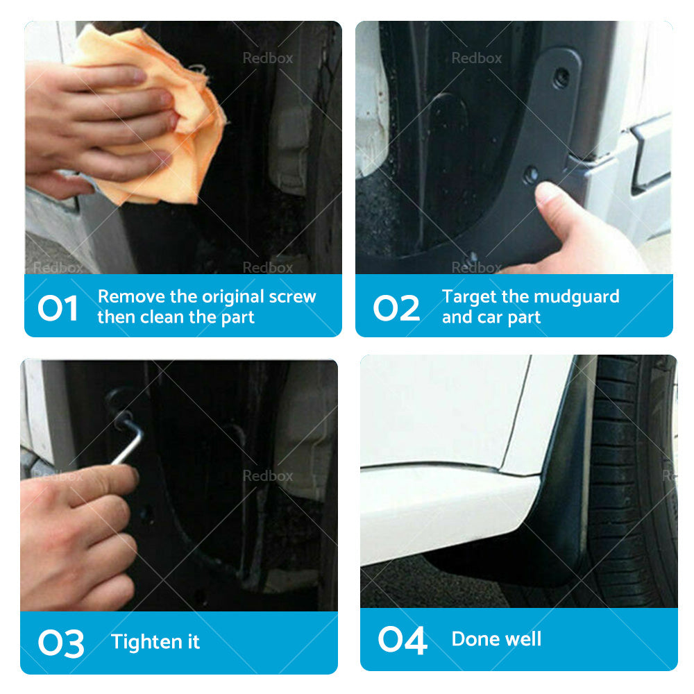 {{ 4x Splash Guard Mud Flap Fender Mudguard Suitable for Toyota Hiace H200 Series }} - Buy Car Parts Online at {{ Kaka Auto Parts }}.