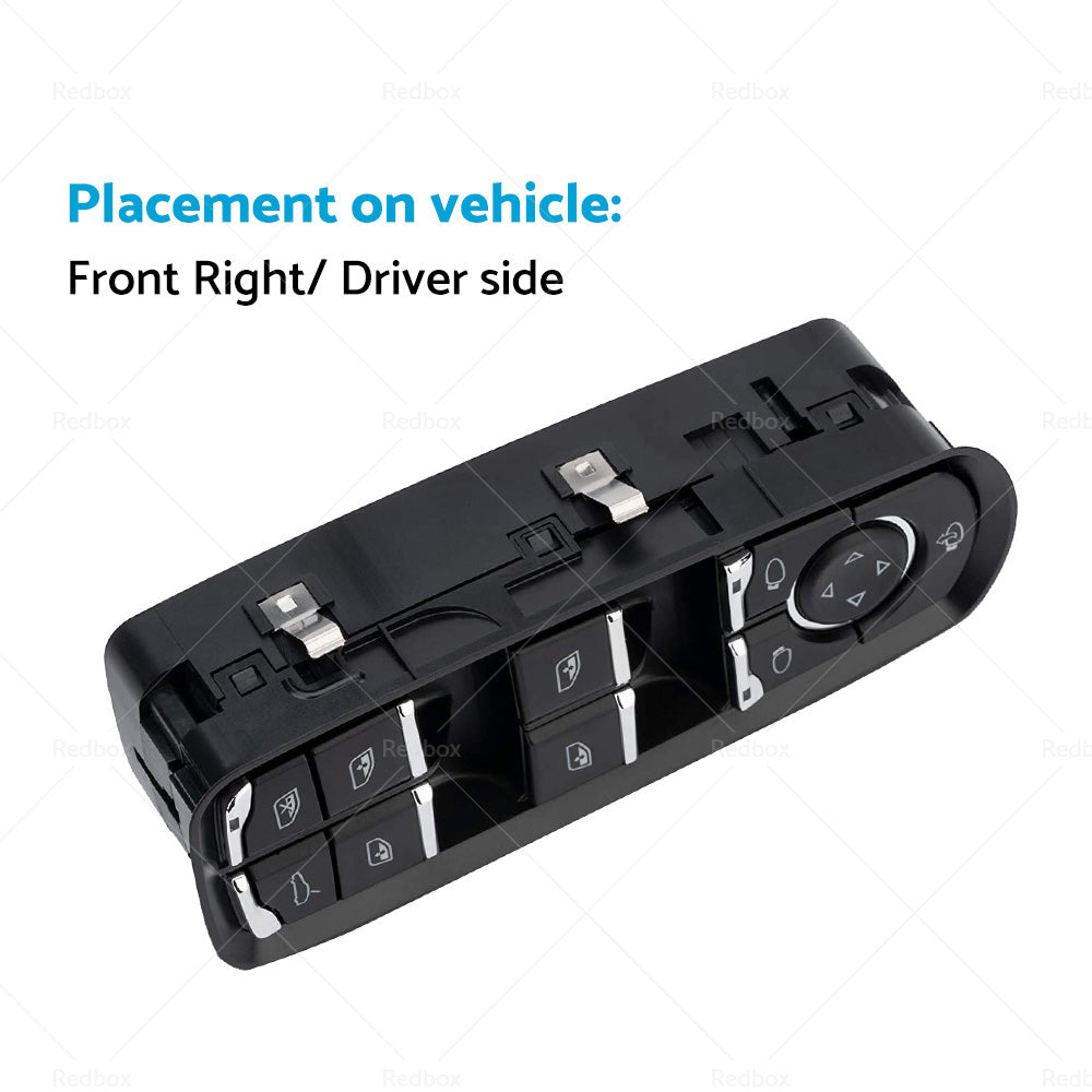 {{ 7PP959858R Window Lifter Switch for Porsche Cayenne 92A Macan 95B Panamera }} - Buy Car Parts Online at {{ Kaka Auto Parts }}.