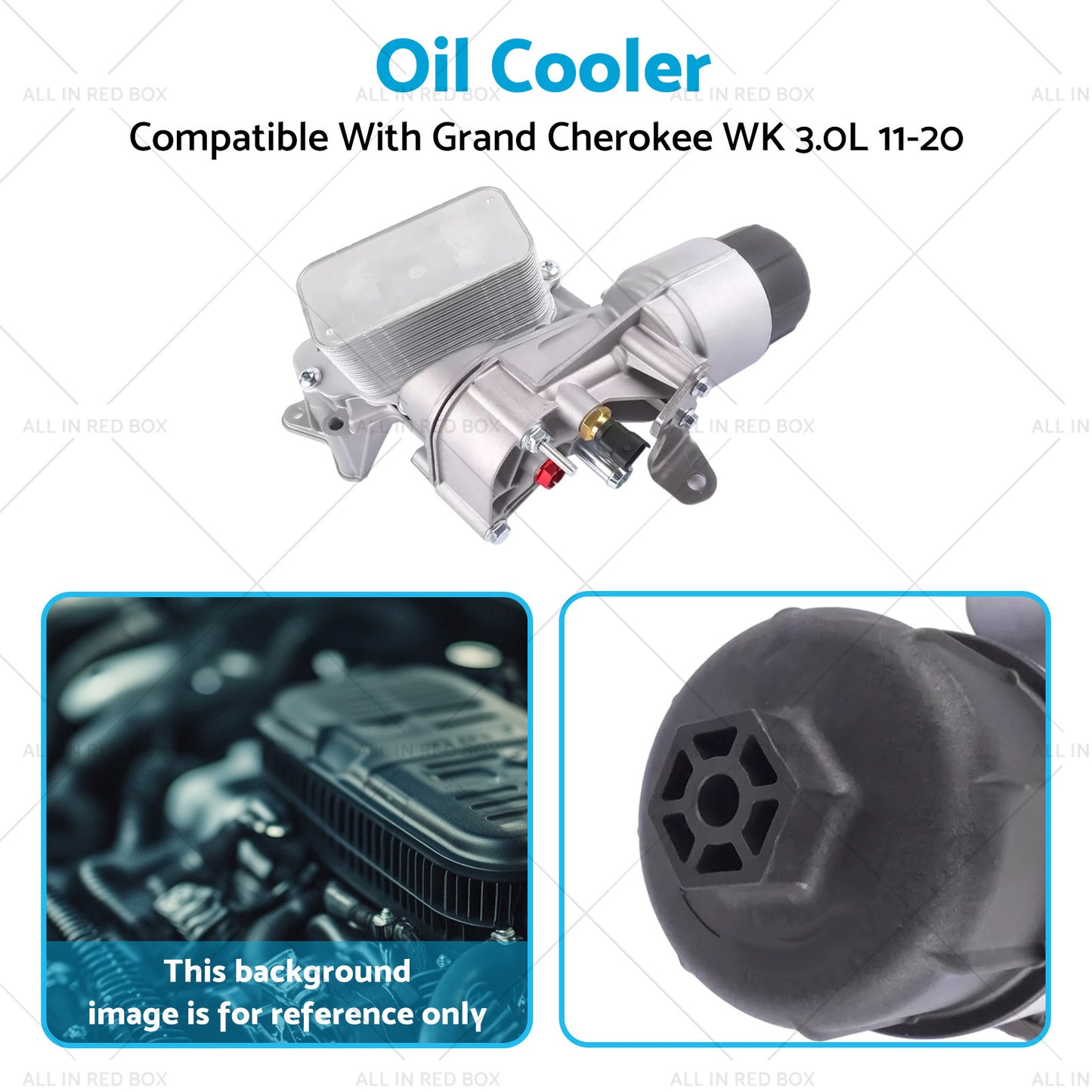 Oil Cooler Assembly Suitable For Jeep Grand Cherokee 3.0L 068269916AB 68477666AA
