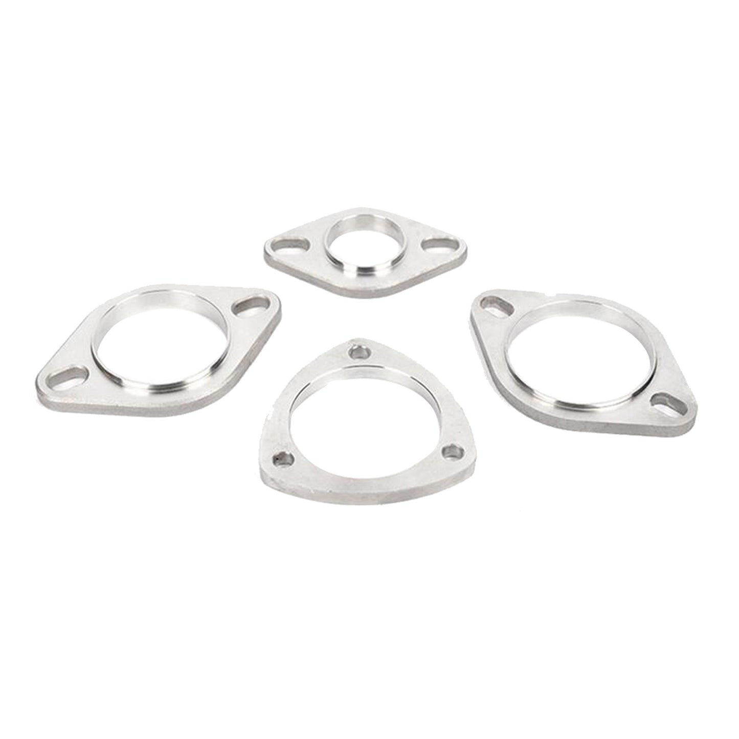 Universal Exhaust Flange Plate Set 304 Stainless Steel 2.5" 63mm 3 Bolt Gasket