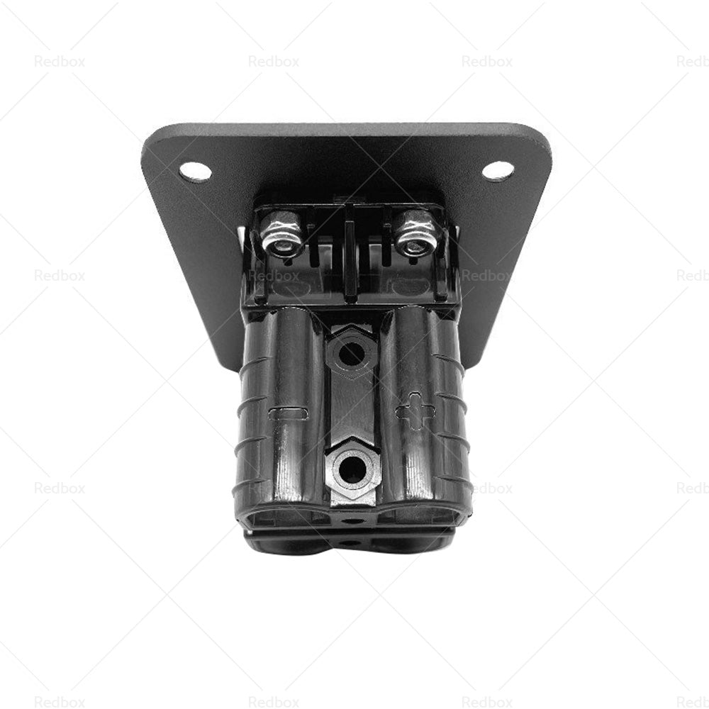 {{ DUAL TWIN Aluminum For Anderson Style Plug Flush Mount Plate Panel 50 Amp }} - Buy Car Parts Online at {{ Kaka Auto Parts }}.