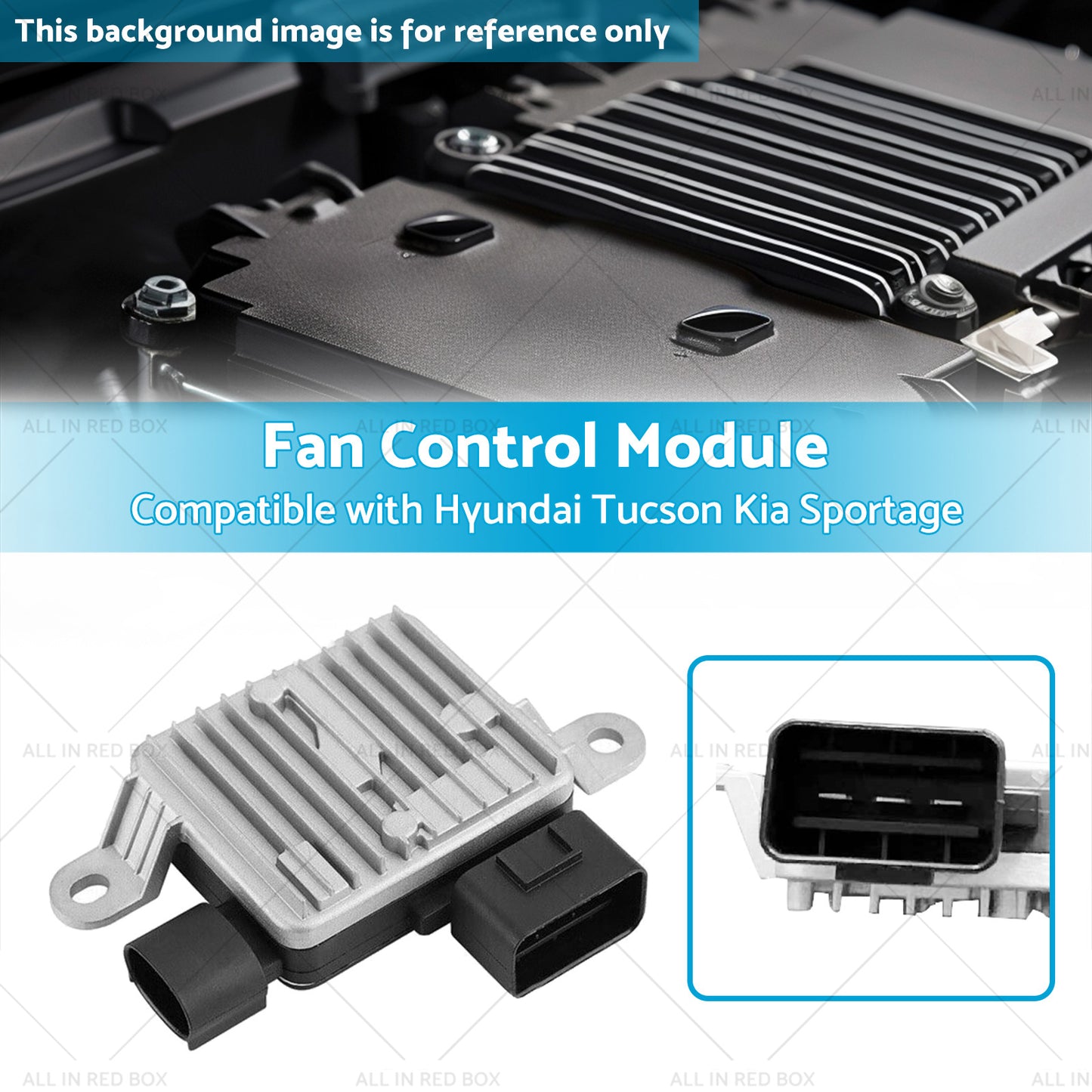 {{ Cooling Fan Control Module Suitable for Hyundai Tucson Kia Sportage 25385-D3500 }} - Buy Car Parts Online at {{ Kaka Auto Parts }}.