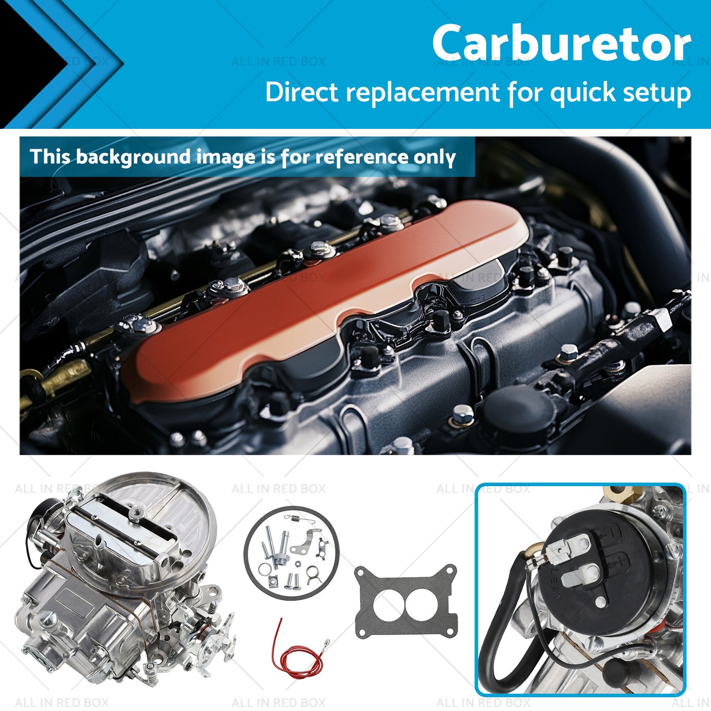 {{ Carburetor Electric Choke 2Barrel Suitable For Holley 0-80350 2300 350CFM }} - Buy Car Parts Online at {{ Kaka Auto Parts }}.