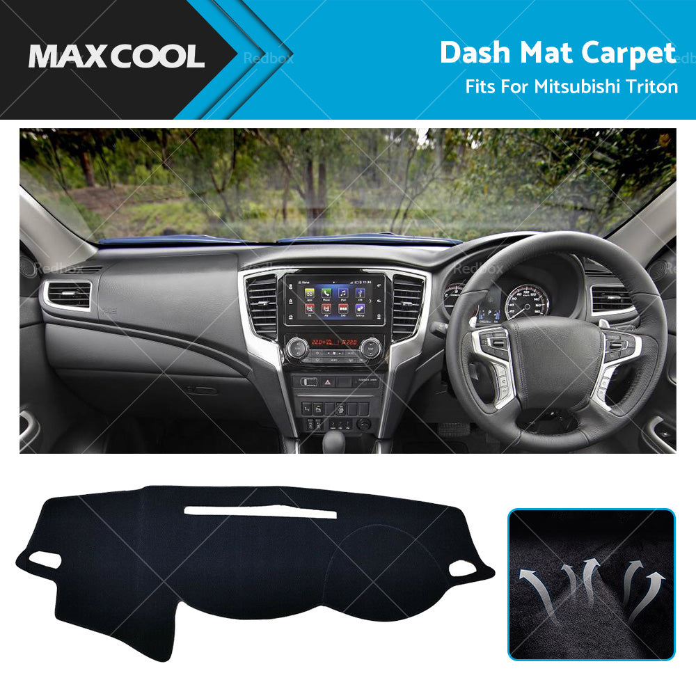 Dashboard Sun Cover Pad Dash Mat For Mitsubishi Triton MR GLX GLS GLR 2015-2022